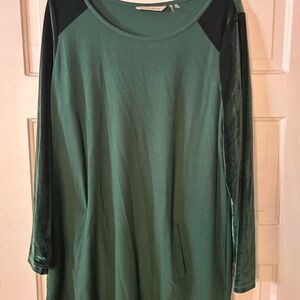 Soft Surroundings Forest Green Tunic